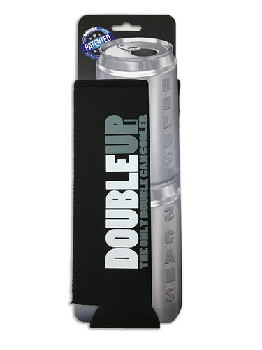 black color double can cooler